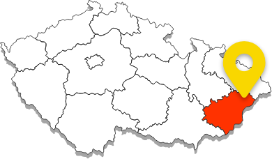 Mapa s polohou obce