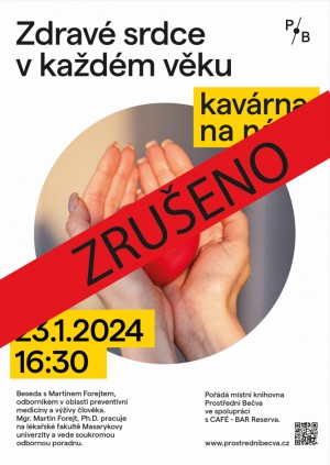 ZRUŠENO! Beseda - Zdravé srdce v každém věku