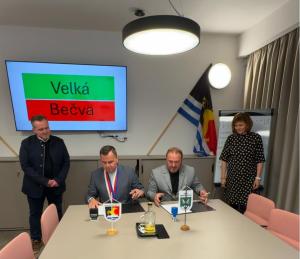 Podpis memoranda - Velká Bečva